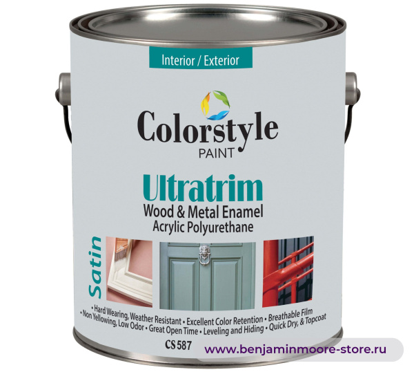 CS 587 Wood & Metl Enamel Satin — фото | www.benjaminmoore-store.ru