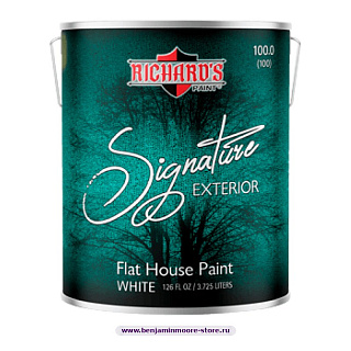 Краска Richards Signature 100 Flat фасадная акриловая краска с керамическими частицами