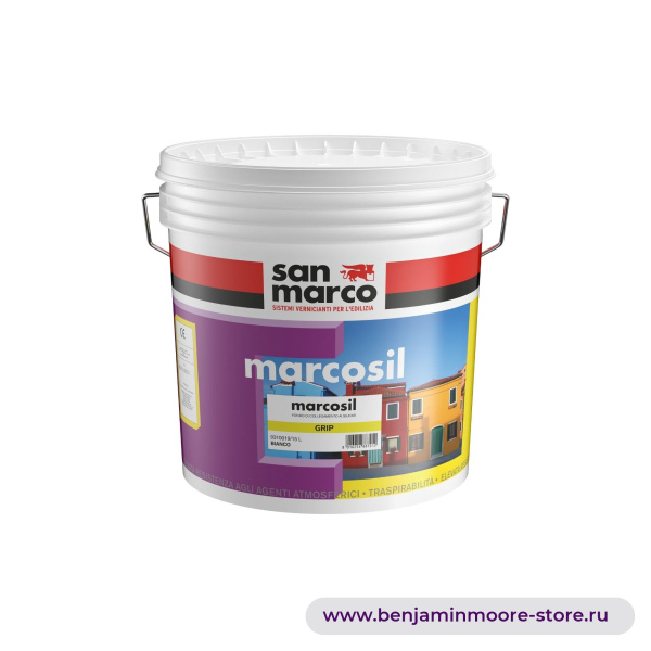San Marco Marcosil Grip сцепляющая силикатная грунтовка — фото | www.benjaminmoore-store.ru