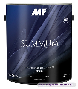 MF Paints Summum 3200 Pearl краска с жемчужным блеском для внутренних работ в цвете OC-136 Celery Salt
