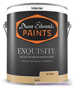 Dunn-Edwards EXQUISITE® Matte EXQT10 матовая краска для внутренних работ в цвете OC-136 Celery Salt