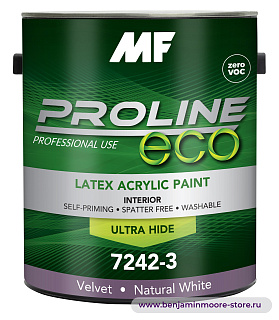 MF Paints Proline Eco 7242 Velvet бархатистая матовая краска для внутренних работ