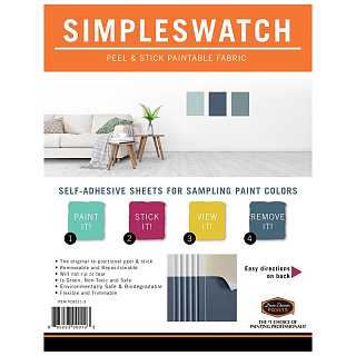 Самоклеящиеся листы для выкраса Dunn-Edwards Simpleswatch, 3 шт.