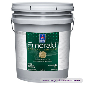 Sherwin-Williams Emerald® Designer Edition Satin атласная краска для внутренних работ в цвете OC-136 Celery Salt