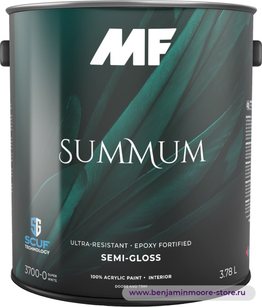 MF Paints Summum 3700 Semi-Gloss полуглянцевая краска для внутренних работ — фото | www.benjaminmoore-store.ru