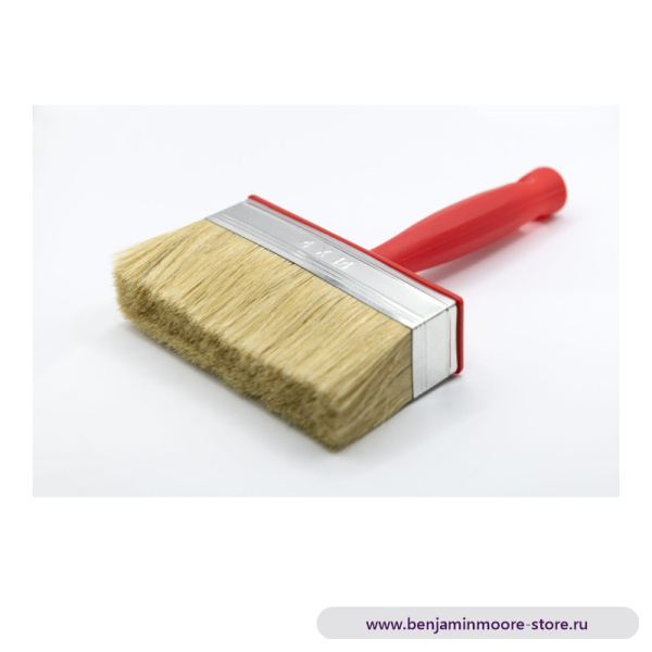 Кисть универсальная, светлая щетина, DeltaRoll, 140х30 мм — фото | www.benjaminmoore-store.ru