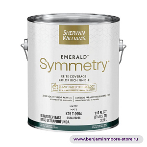 Sherwin-Williams Emerald® Symmetry Matte матовая краска для внутренних работ в цвете OC-136 Celery Salt