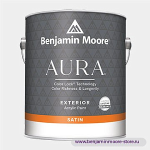 Benjamin Moore 631 Aura® Exterior Satin Finish Атласное  покрытие  в цвете OC-136 Celery Salt