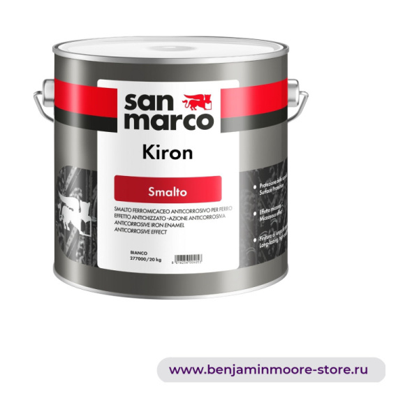 San Marco Kiron антикоррозийная эмаль со слюдистым эффектом — фото | www.benjaminmoore-store.ru