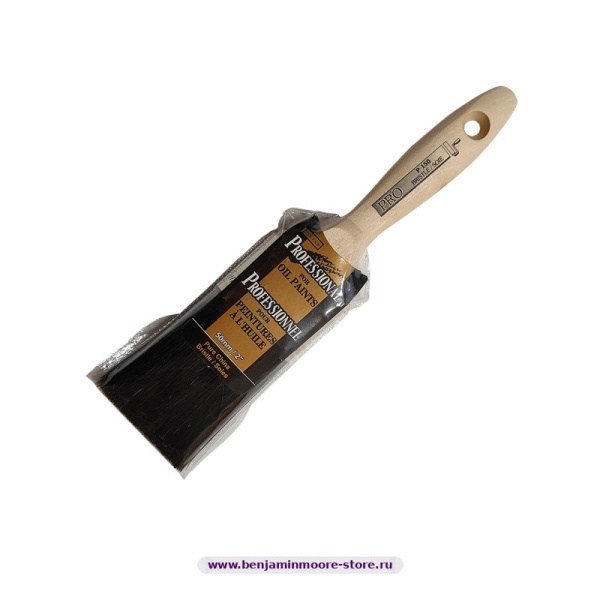 Малярная кисть Pintar P150 натуральная щетина, 50 мм, ворс 76 мм — фото | www.benjaminmoore-store.ru