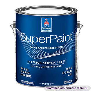 Sherwin-Williams SuperPaint® Interior Velvet бархатистая матовая краска для внутренних работ