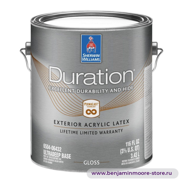 Sherwin-Williams Duration® Exterior Gloss глянцевая краска для наружных работ — фото | www.benjaminmoore-store.ru