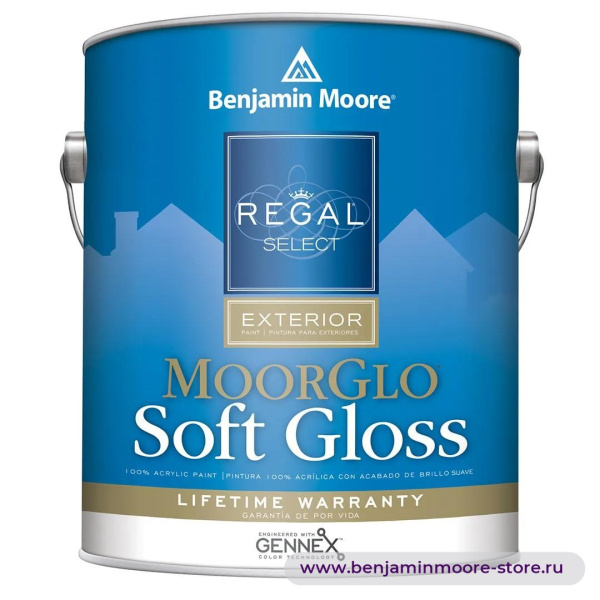 Benjamin Moore 096 Regal® Select Premium Exterior Soft Gloss Краска с мягким блеском