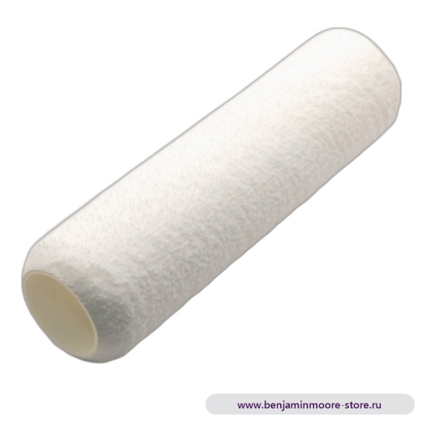 Валик Микрофибра Premium каркасная (slip system), ворса 9 мм, белая Boldrini, 250х48 мм — фото | www.benjaminmoore-store.ru